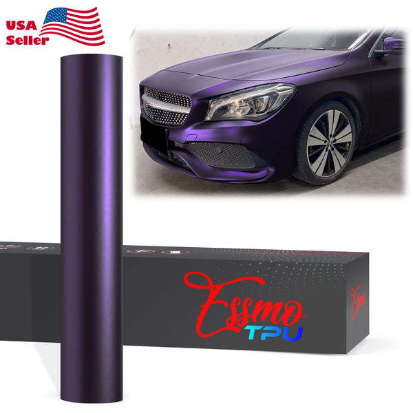 Matte Metallic Magic Purple Dry Apply PPF TPU Paint Protection Film