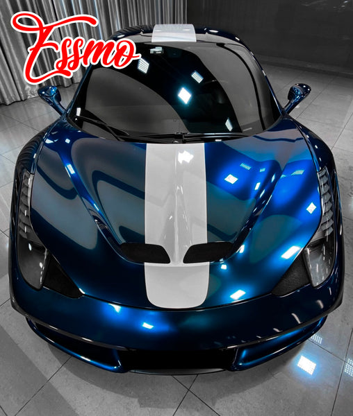 Gloss Metallic Shadow Blue Dry Apply PPF TPU Paint Protection Film