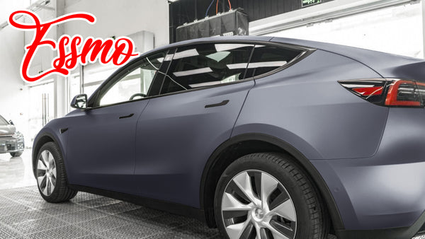 Matte Metallic Stellar Gray Dry Apply PPF TPU Paint Protection Film