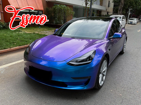 Galaxy Dust Gloss Magic Blue Dry Apply PPF TPU Paint Protection Film