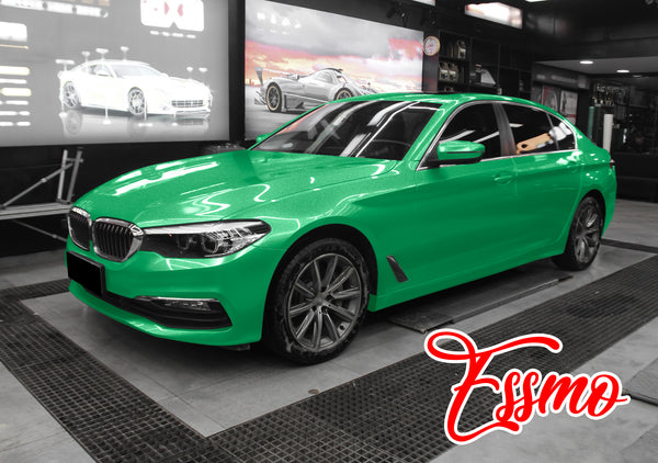 Gloss Metallic Emerald Green Dry Apply PPF TPU Paint Protection Film