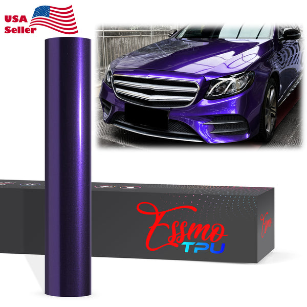 Gloss Metallic Marley Purple Dry Apply PPF TPU Paint Protection Film