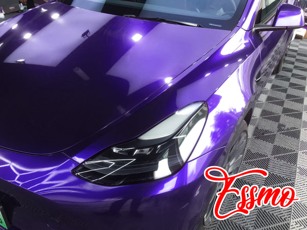 Gloss Metallic Marley Purple Dry Apply PPF TPU Paint Protection Film