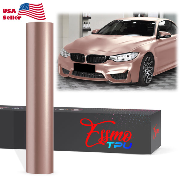 Matte Metallic Rose Gold Dry Apply PPF TPU Paint Protection Film