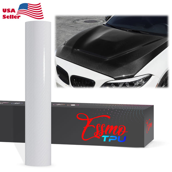 Carbon Fiber Gloss Clear Dry Apply PPF TPU Paint Protection Film