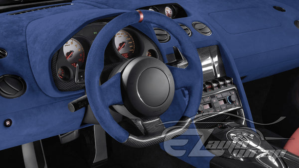 Velvet Stretchable Royal Blue Vinyl Wrap