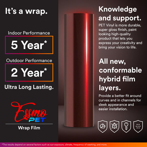 PET Liquid Metallic Bronze Vinyl Wrap