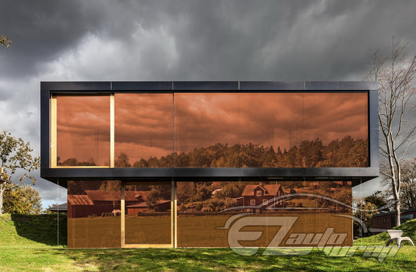 Chrome Window Film Dark Bronze