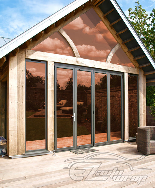 Chrome Window Film Dark Bronze