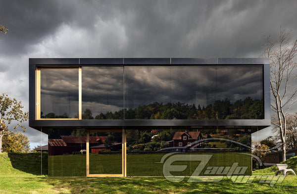Chrome Window Film Dark Smoke