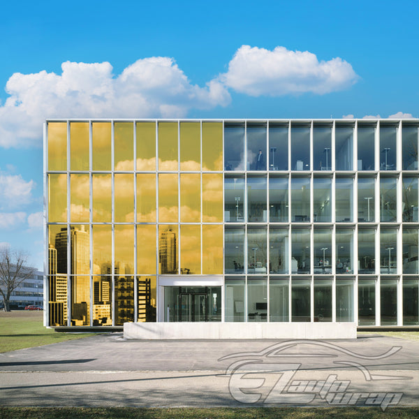 Chrome Window Film Gold Tint #09