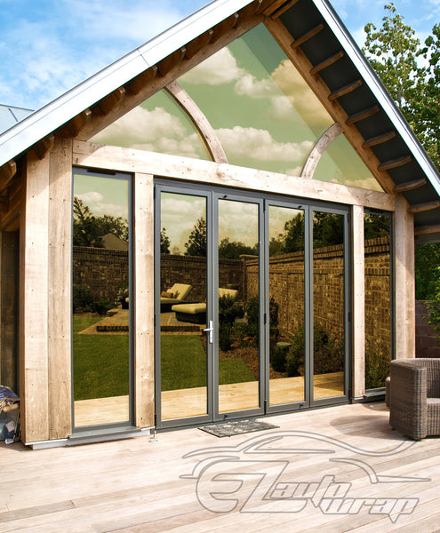 Chrome Window Film Gold Tint #09