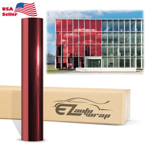 Chrome Window Film Red