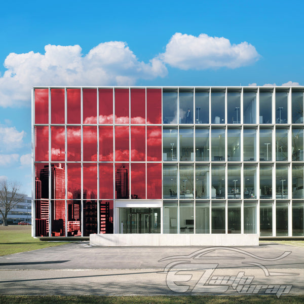 Chrome Window Film Red
