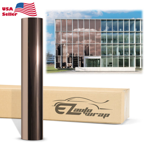 Chrome Window Film Rose Gold
