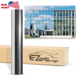 Chrome Window Film Silver
