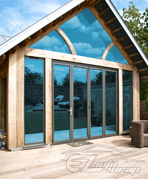 Chrome Window Film Sky Blue