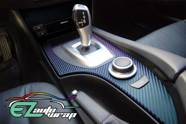 Chameleon Carbon Fiber Purple Teal Color Shift Vinyl Wrap