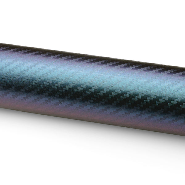 Chameleon Carbon Fiber Purple Teal Color Shift Vinyl Wrap