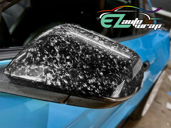 Forged Gloss Black Carbon Fiber Vinyl Wrap