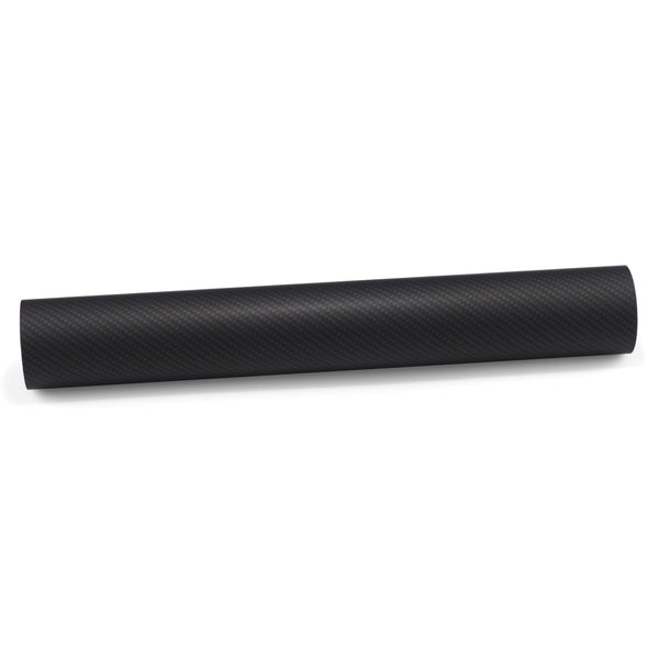 PET 3K Ceramic Carbon Fiber Matte Black Gold Vinyl Wrap