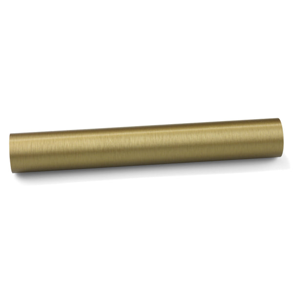 Brushed Aluminum Gold Vinyl Wrap
