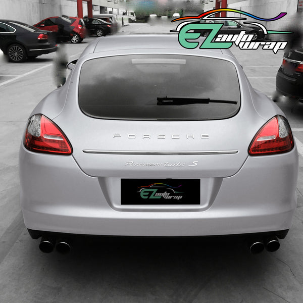 Brushed Aluminum Silver Vinyl Wrap