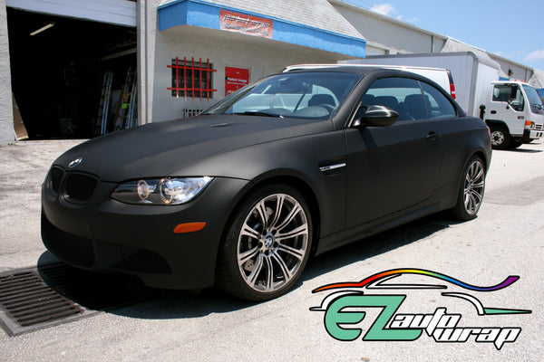 Genuine 3M Controltac Matte Black Vinyl Wrap
