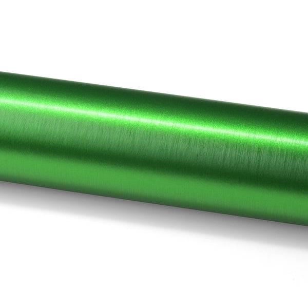 Brushed Aluminum Green Vinyl Wrap