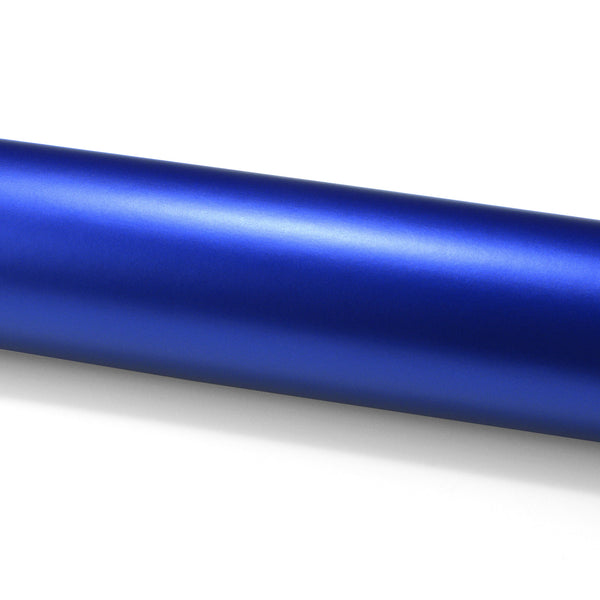 Satin Chrome Dark Blue Vinyl