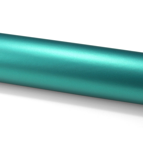 Satin Chrome Teal Vinyl