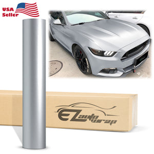 Satin Chrome Silver Vinyl