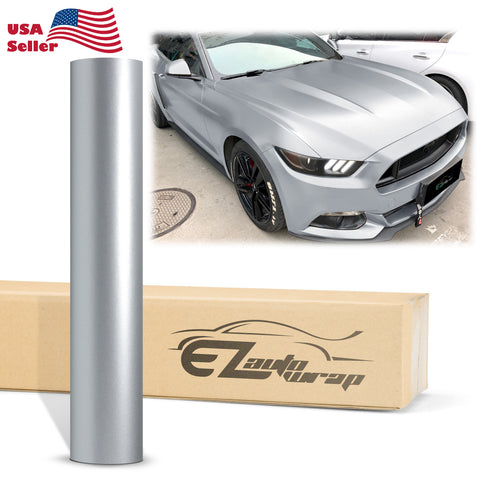 Satin Chrome Silver Vinyl