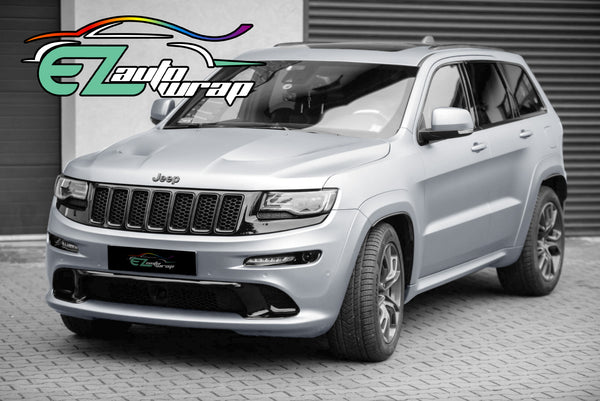 Satin Chrome Silver Vinyl