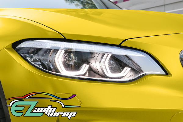Satin Chrome Yellow Vinyl
