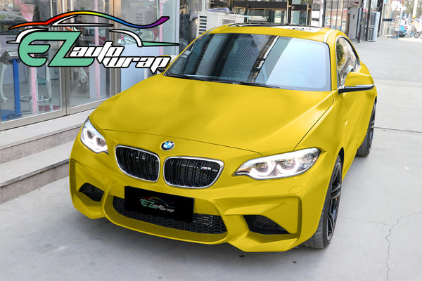 Satin Chrome Yellow Vinyl