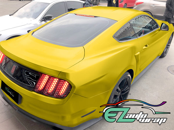 Satin Chrome Yellow Vinyl