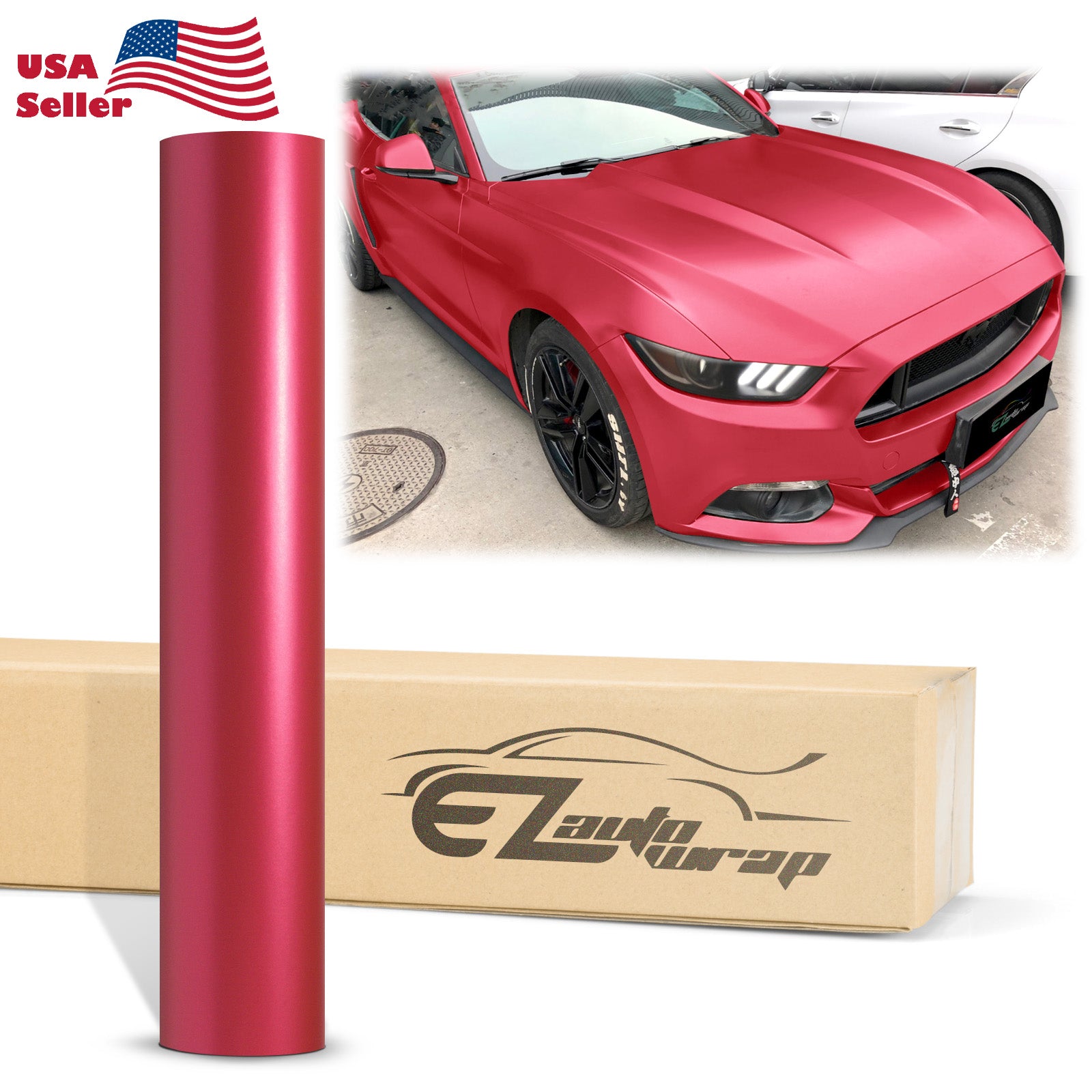 Satin Chrome Pink Vinyl