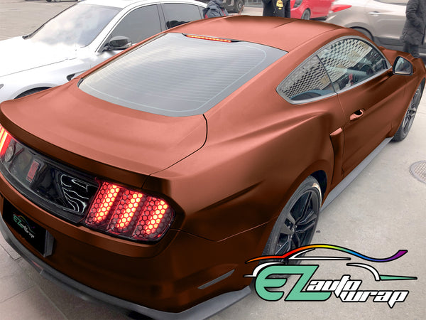 Satin Chrome Bronze Vinyl