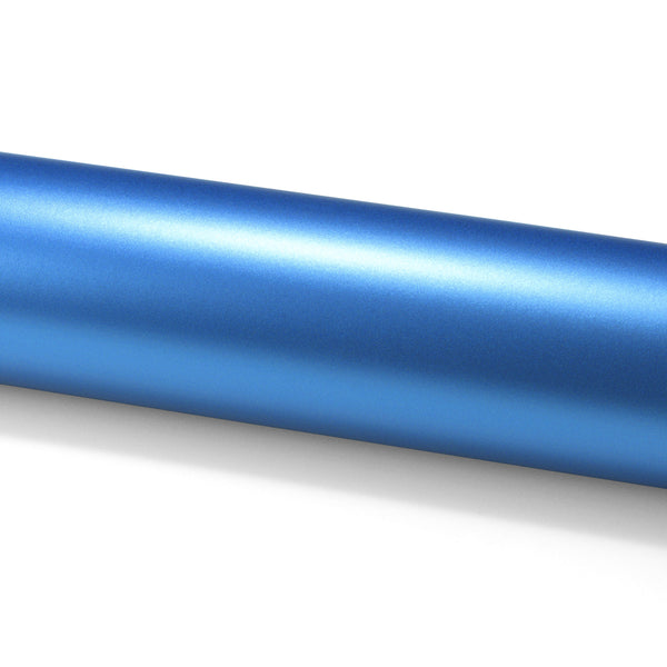 Satin Chrome Light Blue Vinyl