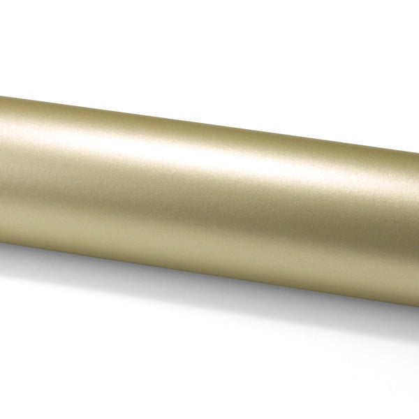 Satin Chrome Champagne Gold Vinyl