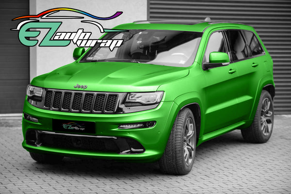 Satin Chrome Green Vinyl
