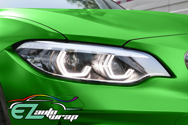 Satin Chrome Green Vinyl
