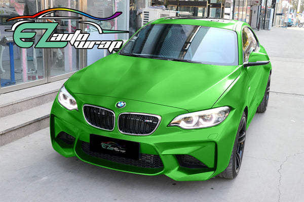 Satin Chrome Green Vinyl