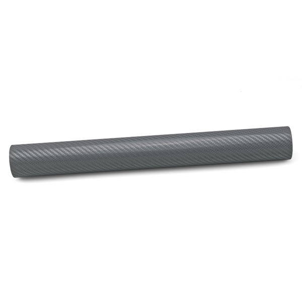 4D Carbon Fiber Textured Gray Semi Gloss VInyl Wrap