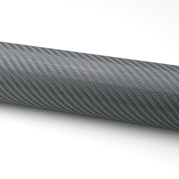 4D Carbon Fiber Textured Gray Semi Gloss VInyl Wrap