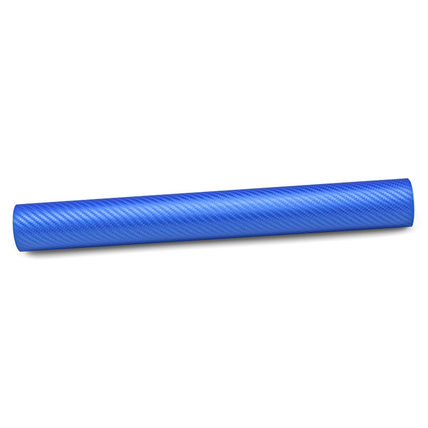 4D Carbon Fiber Textured Sky Blue Semi Gloss VInyl Wrap