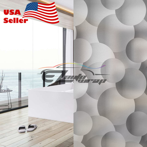 Frosted Bubblue Glass Window Film 5045