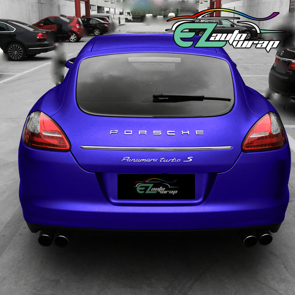 Brushed Aluminum Royal Purple Vinyl Wrap