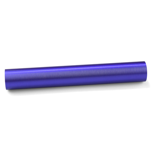 Brushed Aluminum Royal Purple Vinyl Wrap